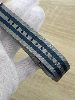 Correa NATO 20mm Azul y Gris