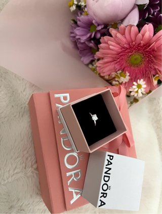 Anillo Pandora Corazón Plata
