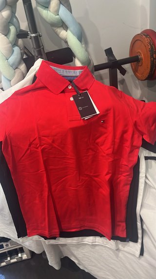 Camiseta Polo Tommy Hilfiger Roja