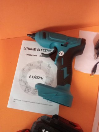 Pistola de pegamento caliente inalámbrica 18V