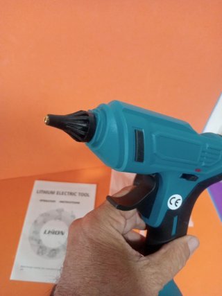 Pistola de pegamento caliente inalámbrica 18V