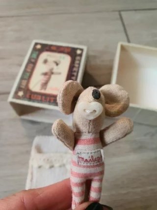 Topolino Maileg con cuccio vintage