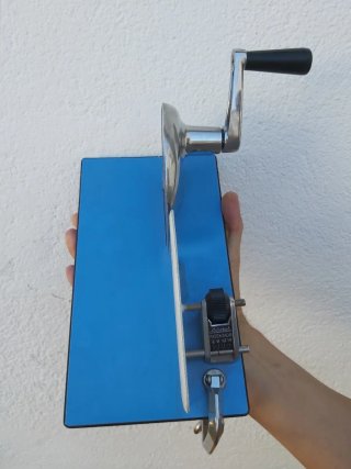 Cortadora de fiambre manual vintage