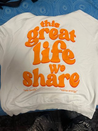 Sudadera Blanca This Great Life
