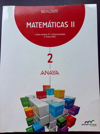Matemáticas II 2 Bachillerato