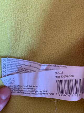 Cazadora niña/mujer Talla XS o 12 o catorce años