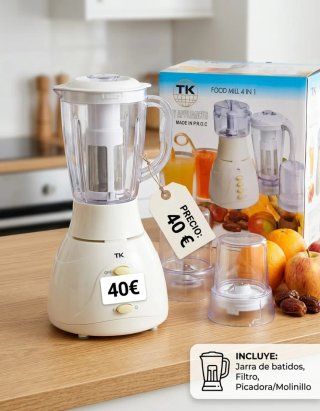Licuadora TK Food Mill 4 en 1