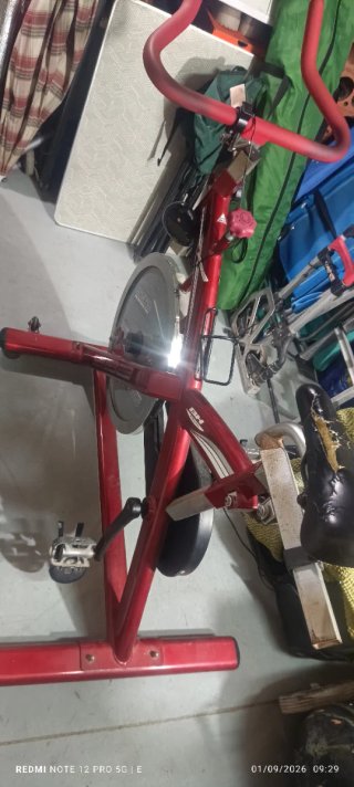 Bicicleta Estática BH Roja