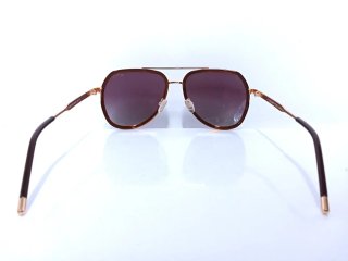 Gafas de sol Roberto marrones y doradas