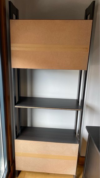 Estantería Ikea Negra