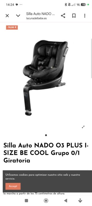 Silla de coche Nado O3