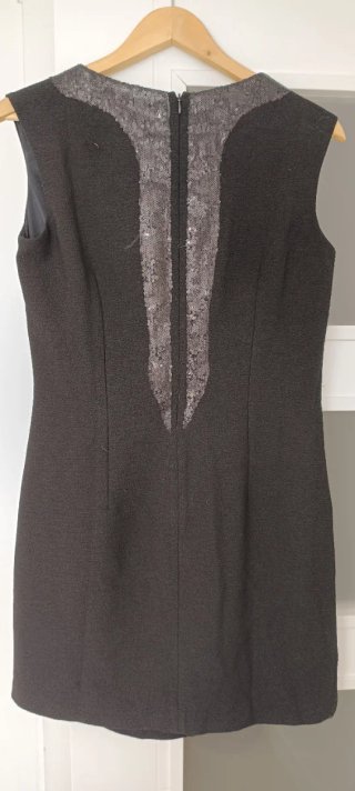 Vestido Sfera Negro con Lentejuelas