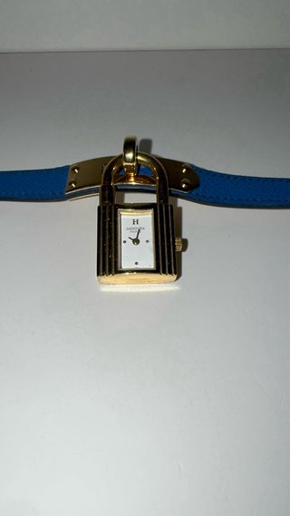 Orologio Hermes Kelly Blu Oro