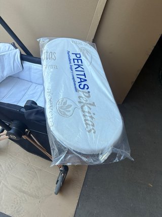 Carrito Bebé Capazo + Silla Negro + regalo colchon