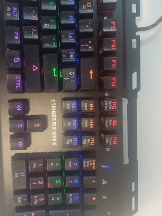 Teclado Gaming Stinger RX 1000 K RGB