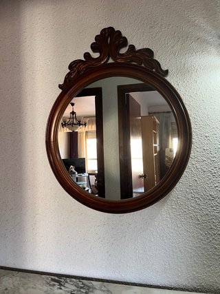 Mueble de entrada madera y mármol