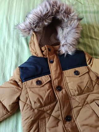 Chaqueta niño con capucha forrada