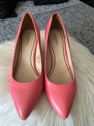 Zapatos Salón Martinelli Piel Coral T.41