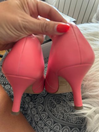 Zapatos Salón Martinelli Piel Coral T.41