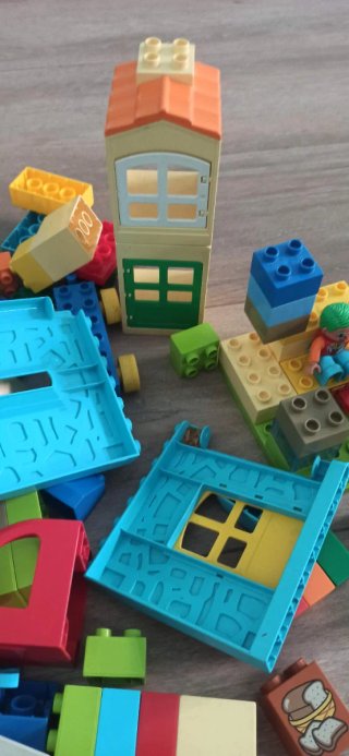 Lote Lego Duplo + Base