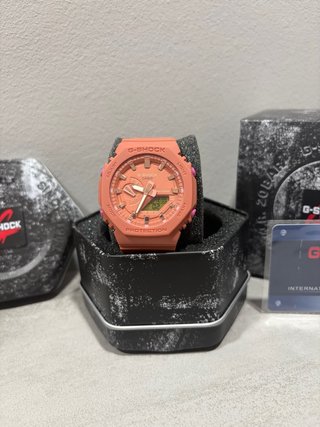 Casio G-Shock GMA-S2100-4A2 Naranja/Rosa