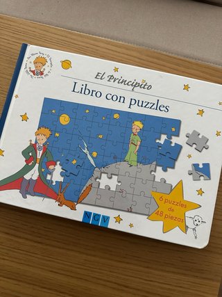 El Principito libro con puzzles