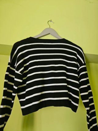 Jersey rayas blanco y negro