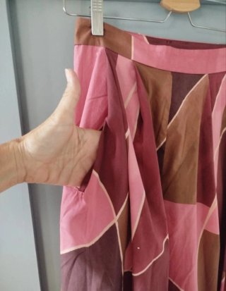 Preciosa falda Zara larga acampanada