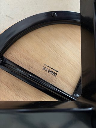 taburete giratorio Zara Home madera y metal