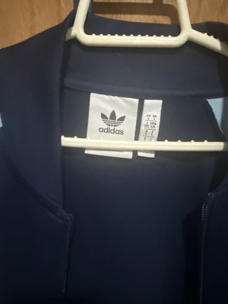 Chaqueta Adidas Azul y Blanca