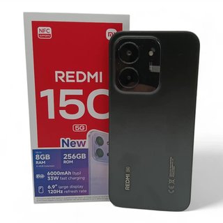 MOVIL REDMI 15C 4 GB RAM 256GB COLOR NEGRO + CAJA + CABLE DE CARGA