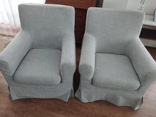 Due poltrone JennyLund Ikea Grigie