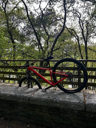 Bicicleta Rockrider Explore 520 Roja