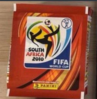 Lote 10 sobres panini mundial Sudáfrica 2010