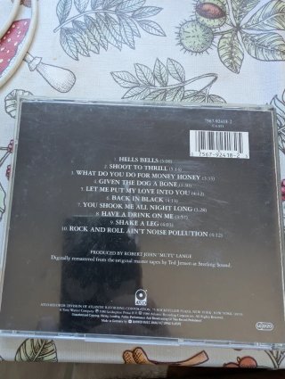 CD AC/DC Highway to Hell y Black in Black