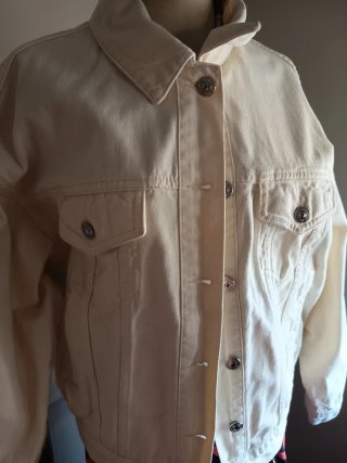 Cazadora oversize Green Coast beige