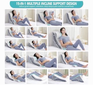 Almohada Ortopédica Viscoelástica 3 Piezas