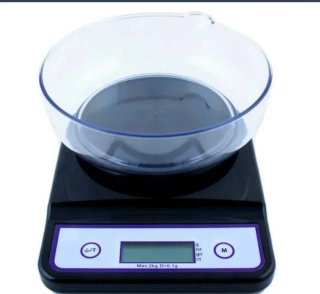 Báscula digital de cocina con bol