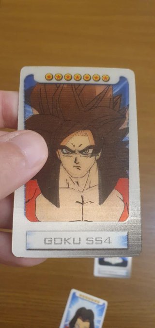 4 Lamincards Dragon Ball Morphing Card Parmalat