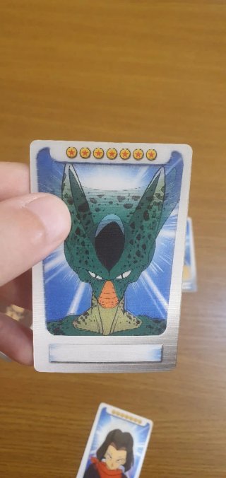 4 Lamincards Dragon Ball Morphing Card Parmalat