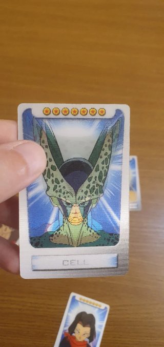 4 Lamincards Dragon Ball Morphing Card Parmalat