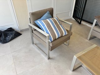 Conjunto Terraza: Sofá, 2 Sillones y Mesa