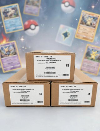 LOTE CASE SELLADO TCG First Partner series 1,2 y 3