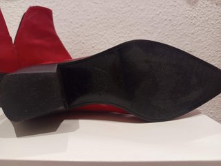 Botines Zara Rojos Talla 38