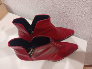 Botines Zara Rojos Talla 38