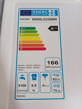 Lavadora Samsung EcoBubble 8kg 1200rpm