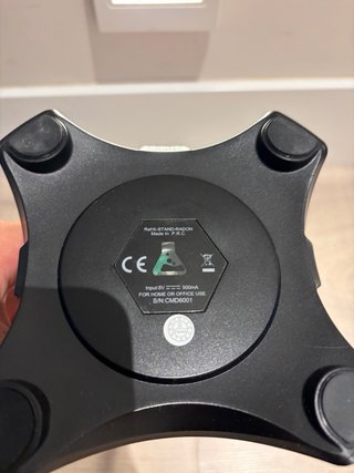 Supporto per cuffie RGB nero marca the g lab