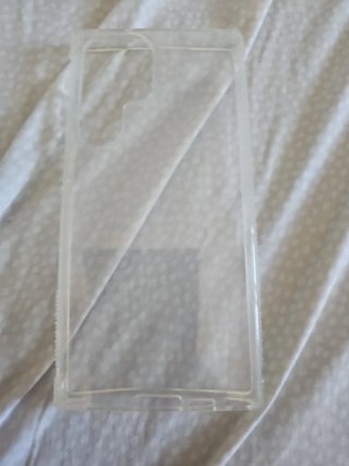 Funda transparente Samsung Galaxy S23 Ultra.