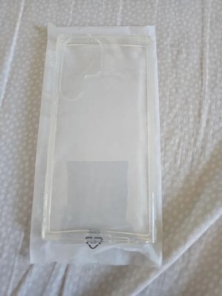 Funda transparente Samsung Galaxy S23 Ultra.