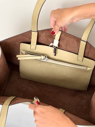 Parfois Bolso Shopper Beige | Tote Bag